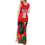Custom Portugal Football Tank Maxi Dress Barcelos Rooster Mascot Dynamic Style