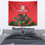 Custom Portugal Football Tapestry Barcelos Rooster Mascot Dynamic Style