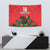 Custom Portugal Football Tapestry Barcelos Rooster Mascot Dynamic Style