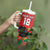 Custom Portugal Football Tumbler With Handle Barcelos Rooster Mascot Dynamic Style