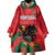 Custom Portugal Football Wearable Blanket Hoodie Barcelos Rooster Mascot Dynamic Style