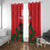 Custom Portugal Football Window Curtain Barcelos Rooster Mascot Dynamic Style
