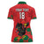 Custom Portugal Football Women Polo Shirt Barcelos Rooster Mascot Dynamic Style