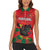 Custom Portugal Football Women Sleeveless Polo Shirt Barcelos Rooster Mascot Dynamic Style