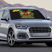 Juneteenth Rooted in Freedom Auto Sun Shade Black Pride African Queen