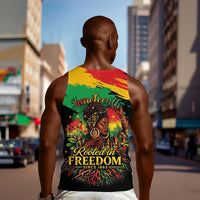 Juneteenth Rooted in Freedom Men Tank Top Black Pride African Queen
