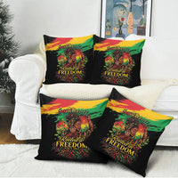 Juneteenth Rooted in Freedom Pillow Cover Black Pride African Queen