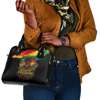 Juneteenth Rooted in Freedom Shoulder Handbag Black Pride African Queen