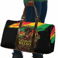 Juneteenth Rooted in Freedom Travel Bag Black Pride African Queen