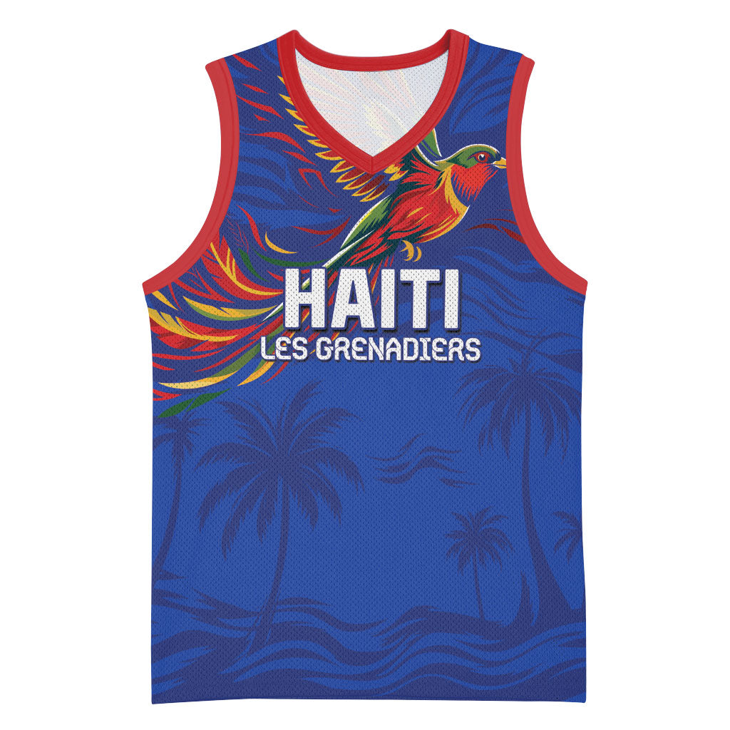 Haiti Heritage Football 2026 Custom Basketball Jersey Hispaniolan Trogon Bird
