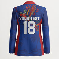 Haiti Heritage Football 2026 Custom Blazer Hispaniolan Trogon Bird