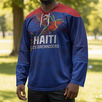 Haiti Heritage Football 2026 Custom Hockey Jersey Hispaniolan Trogon Bird