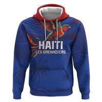 Haiti Heritage Football 2026 Custom Hoodie Hispaniolan Trogon Bird