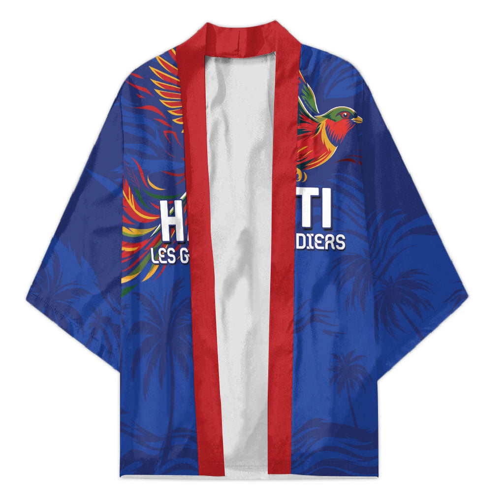 Haiti Heritage Football 2026 Custom Kimono Hispaniolan Trogon Bird