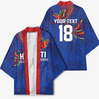 Haiti Heritage Football 2026 Custom Kimono Hispaniolan Trogon Bird