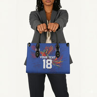 Haiti Heritage Football 2026 Custom Leather Bag Hispaniolan Trogon Bird