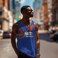 Haiti Heritage Football 2026 Custom Men Tank Top Hispaniolan Trogon Bird