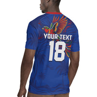 Haiti Heritage Football 2026 Custom Rugby Jersey Hispaniolan Trogon Bird
