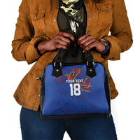 Haiti Heritage Football 2026 Custom Shoulder Handbag Hispaniolan Trogon Bird
