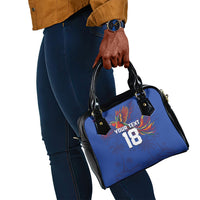 Haiti Heritage Football 2026 Custom Shoulder Handbag Hispaniolan Trogon Bird