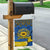 Ukraine Sunflower Peace Sign Garden Flag With Folk Patterns - Wonder Print Shop