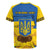 Ukraine Sunflower Peace Sign Rugby Jersey With Folk Patterns - Wonder Print Shop