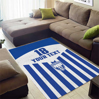 Custom Honduras Football Area Rug Los Catrachos Sporty Style - Wonder Print Shop