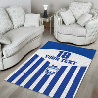 Custom Honduras Football Area Rug Los Catrachos Sporty Style - Wonder Print Shop
