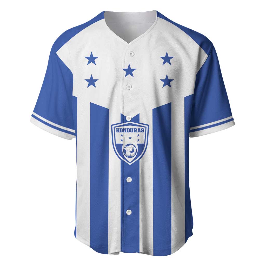 Custom Honduras Football Baseball Jersey Los Catrachos Sporty Style - Wonder Print Shop