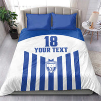 Custom Honduras Football Bedding Set Los Catrachos Sporty Style - Wonder Print Shop