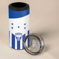 Custom Honduras Football 4 in 1 Can Cooler Tumbler Los Catrachos Sporty Style - Wonder Print Shop