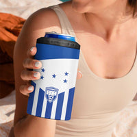 Custom Honduras Football 4 in 1 Can Cooler Tumbler Los Catrachos Sporty Style - Wonder Print Shop