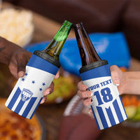 Custom Honduras Football 4 in 1 Can Cooler Tumbler Los Catrachos Sporty Style - Wonder Print Shop