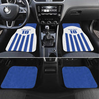 Custom Honduras Football Car Mats Los Catrachos Sporty Style - Wonder Print Shop