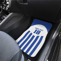 Custom Honduras Football Car Mats Los Catrachos Sporty Style - Wonder Print Shop