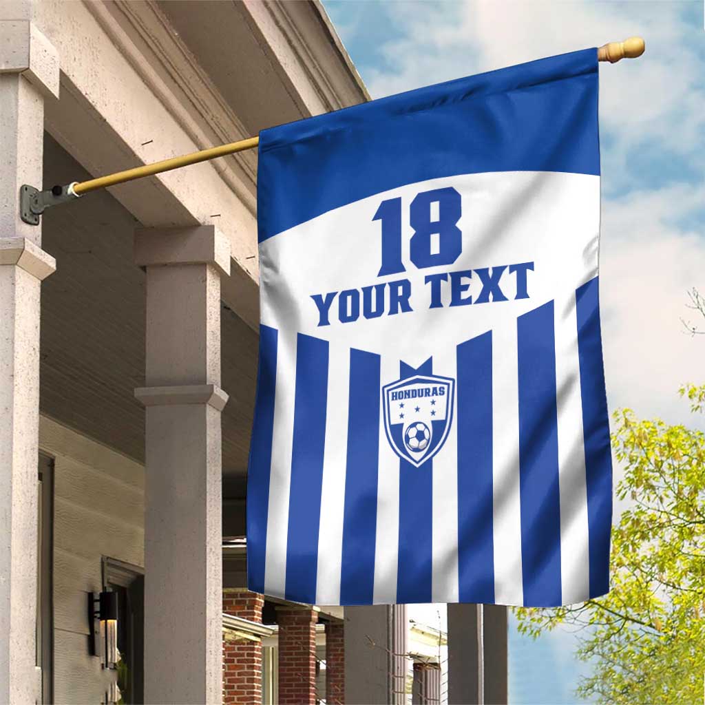 Custom Honduras Football Garden Flag Los Catrachos Sporty Style - Wonder Print Shop