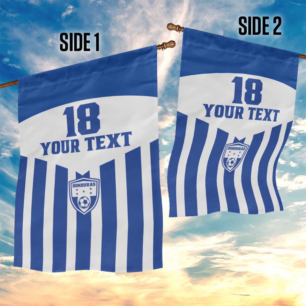 Custom Honduras Football Garden Flag Los Catrachos Sporty Style - Wonder Print Shop
