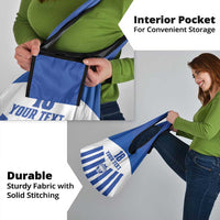 Custom Honduras Football Grocery Bag Los Catrachos Sporty Style - Wonder Print Shop