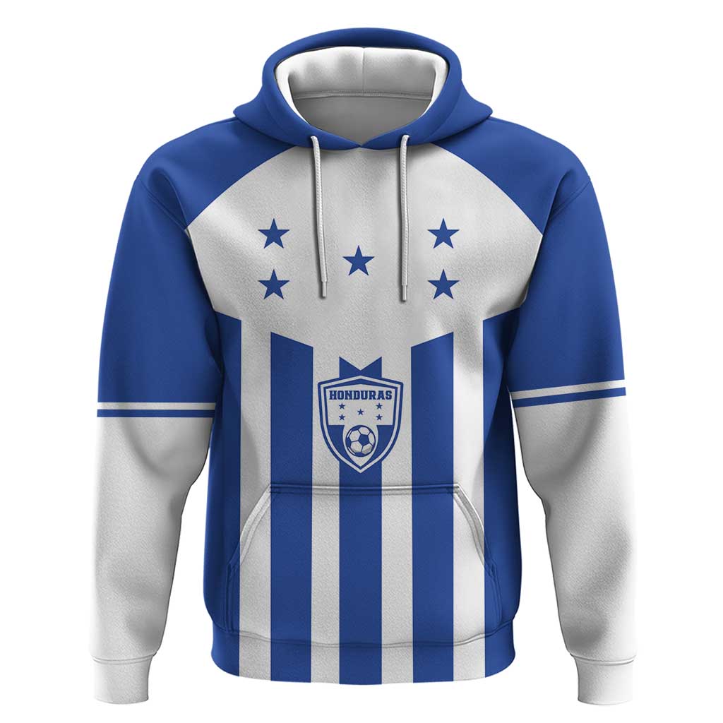 Custom Honduras Football Hoodie Los Catrachos Sporty Style - Wonder Print Shop