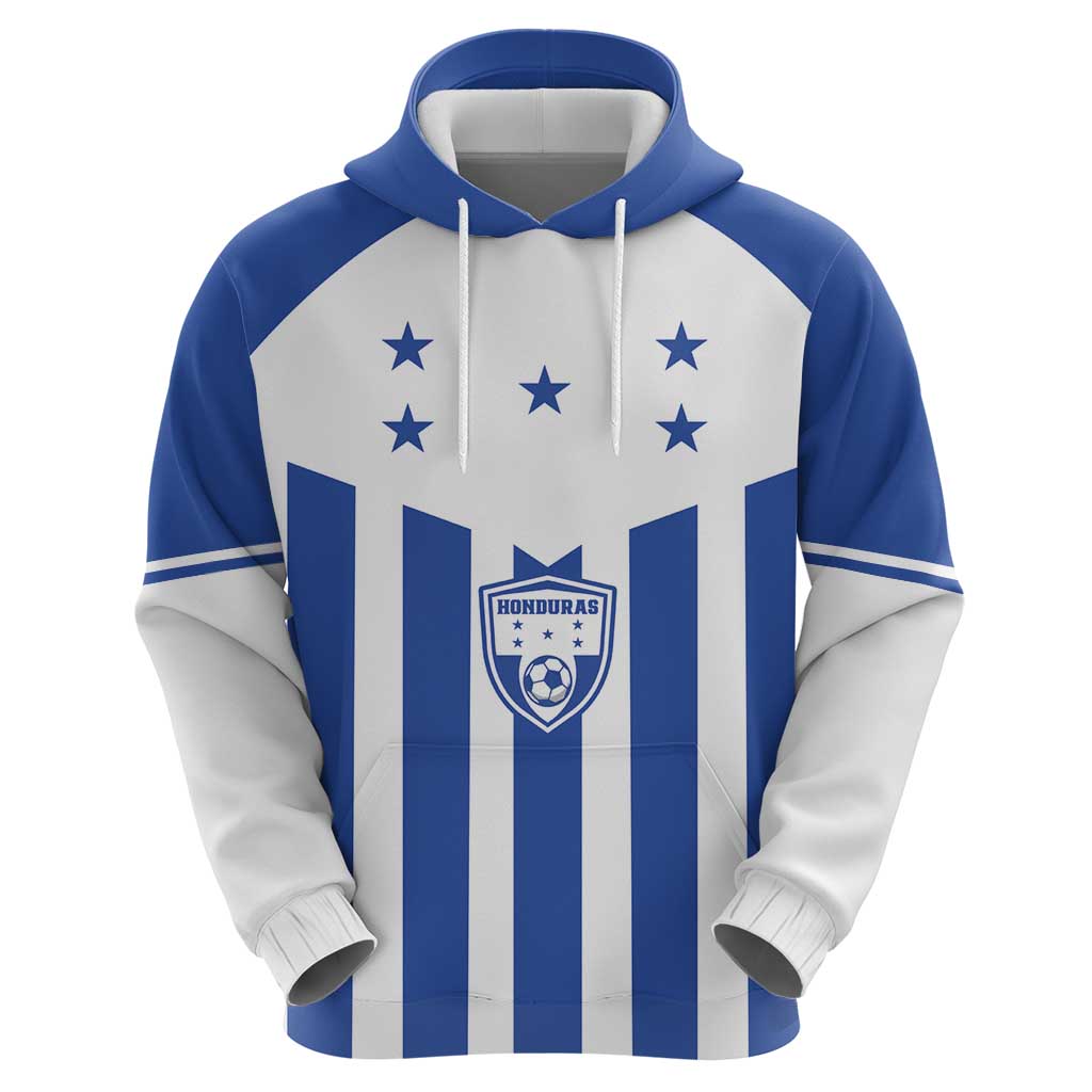 Custom Honduras Football Hoodie Los Catrachos Sporty Style - Wonder Print Shop
