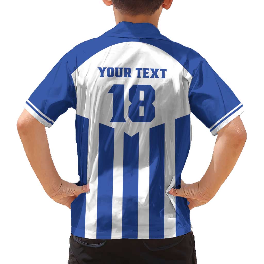 Custom Honduras Football Kid Hawaiian Shirt Los Catrachos Sporty Style - Wonder Print Shop