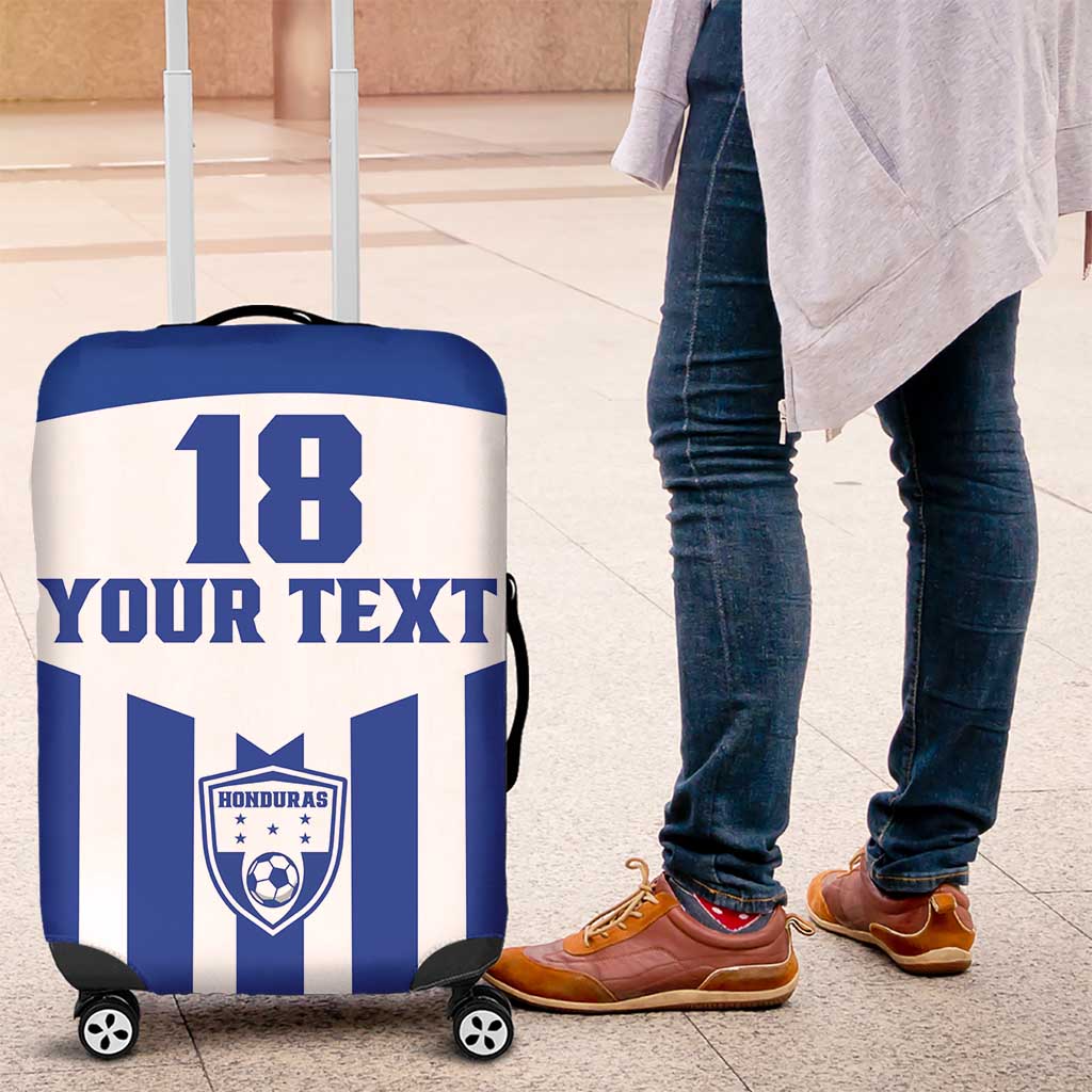 Custom Honduras Football Luggage Cover Los Catrachos Sporty Style - Wonder Print Shop