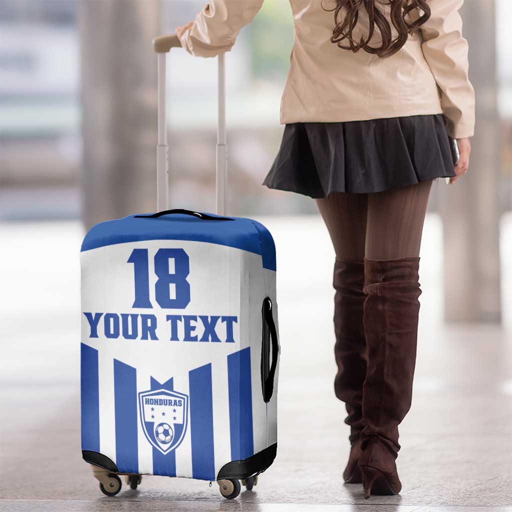 Custom Honduras Football Luggage Cover Los Catrachos Sporty Style - Wonder Print Shop