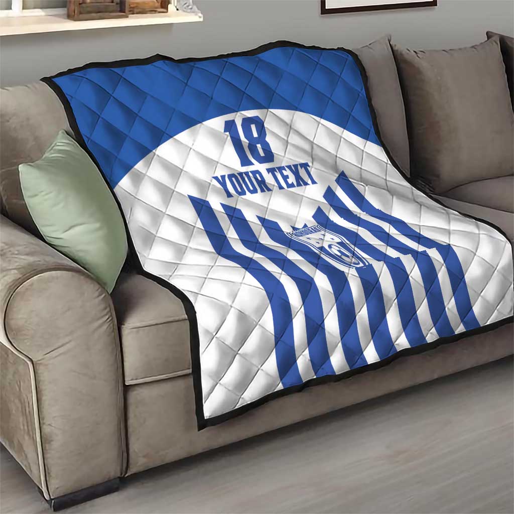 Custom Honduras Football Quilt Los Catrachos Sporty Style - Wonder Print Shop