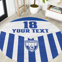 Custom Honduras Football Round Carpet Los Catrachos Sporty Style - Wonder Print Shop