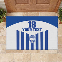 Custom Honduras Football Rubber Doormat Los Catrachos Sporty Style - Wonder Print Shop
