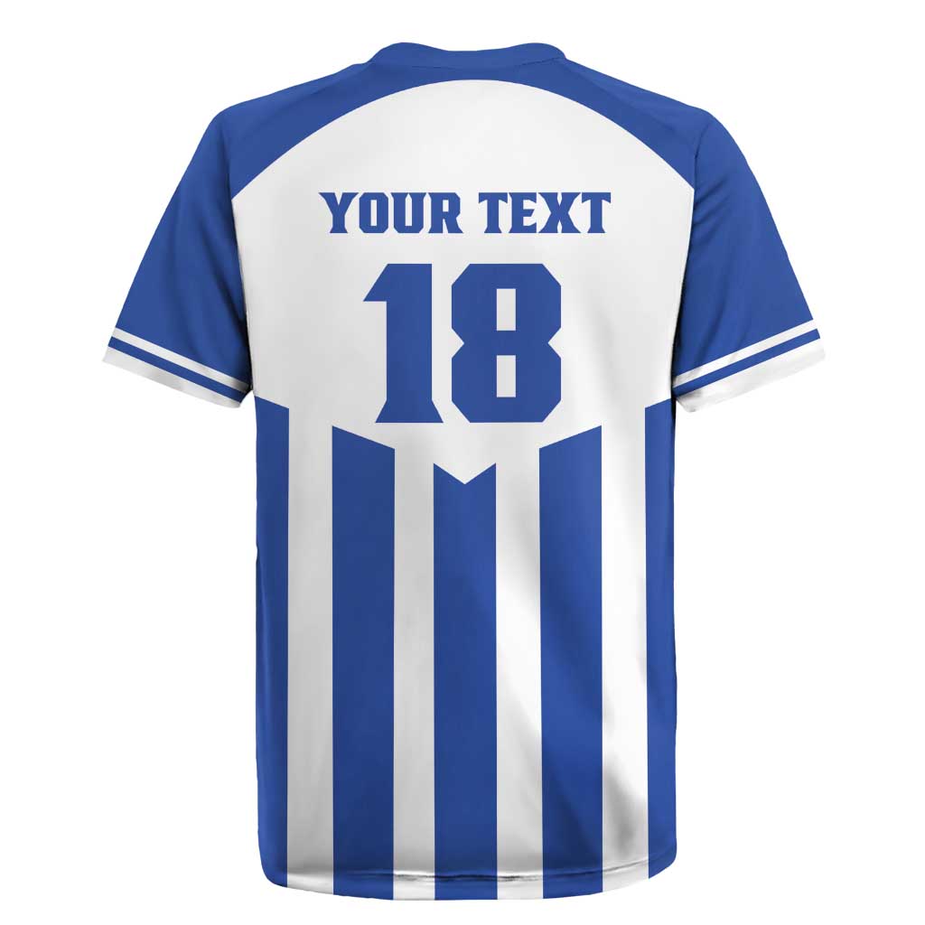Custom Honduras Football Rugby Jersey Los Catrachos Sporty Style - Wonder Print Shop