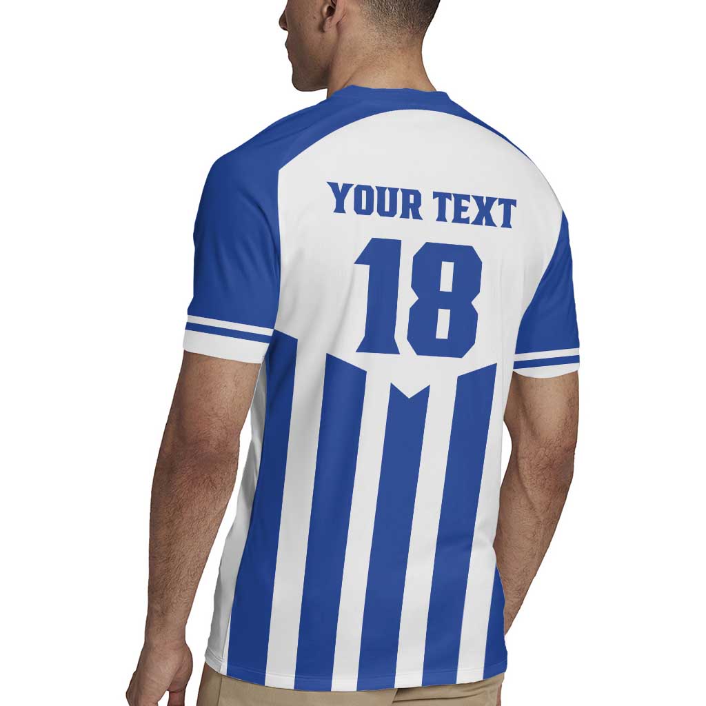 Custom Honduras Football Rugby Jersey Los Catrachos Sporty Style - Wonder Print Shop