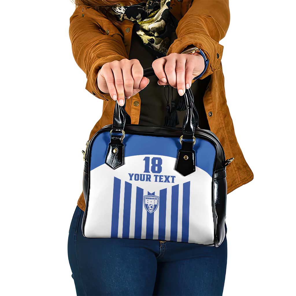 Custom Honduras Football Shoulder Handbag Los Catrachos Sporty Style - Wonder Print Shop