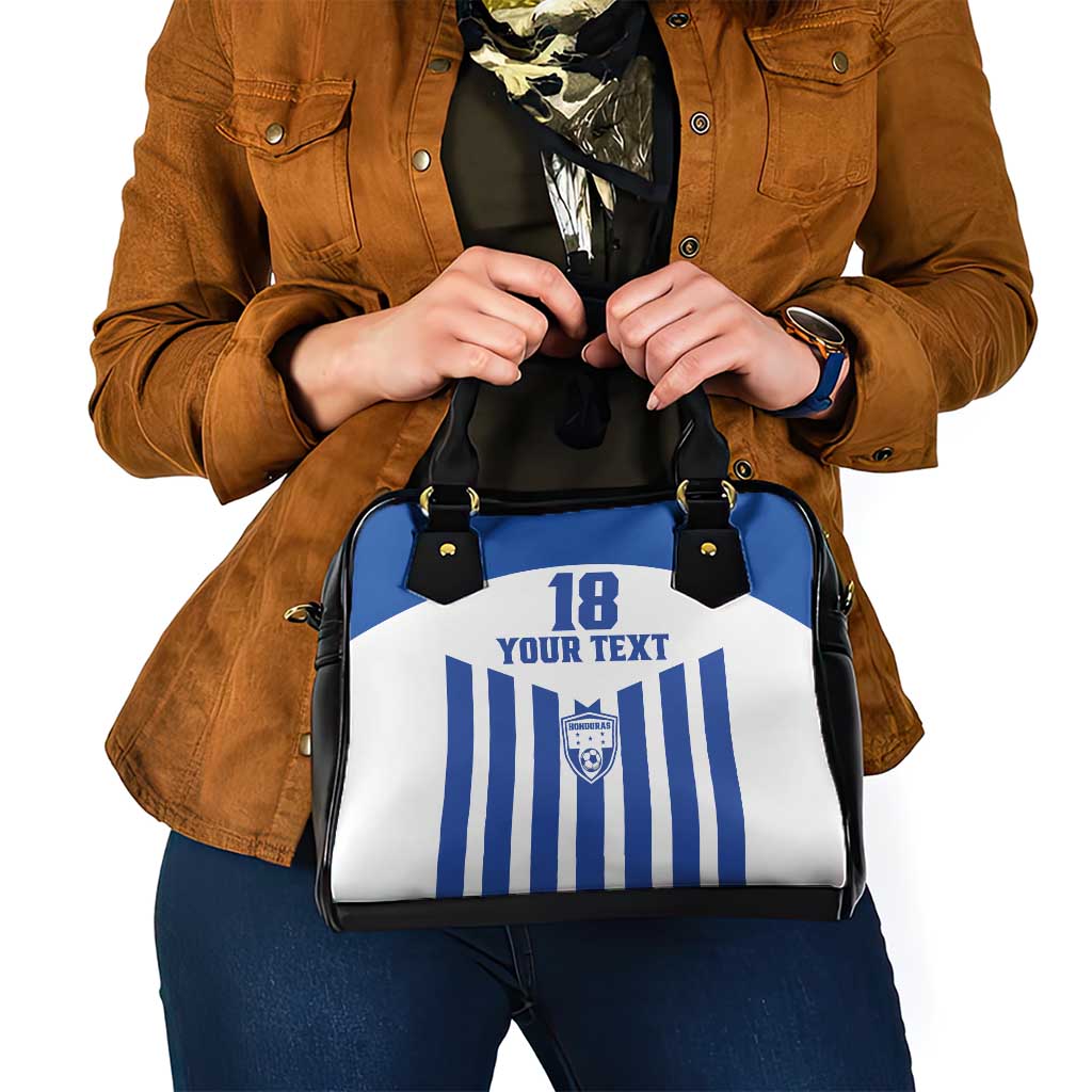 Custom Honduras Football Shoulder Handbag Los Catrachos Sporty Style - Wonder Print Shop